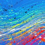 Runde Leinwand Bilder Kunst | Markhellbusch.com