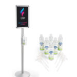 Heavy Duty Hand Sanitizer Stand for Indoor/Outdoor Use