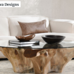 Marbella Console Table with Blue Stone Top – Elegant Statement Piece