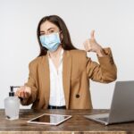 Hand Free Sanitizer Stand – hygienic, portable and adjustable